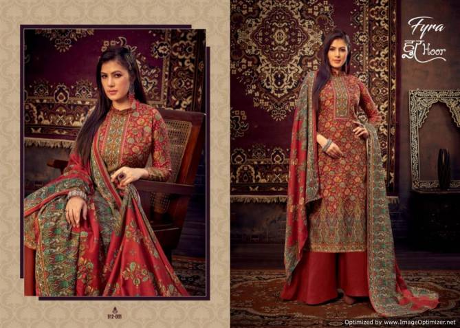 Fyra Hoor Latest Winter Daily Wear Designer Pashmina Dress Material Collection